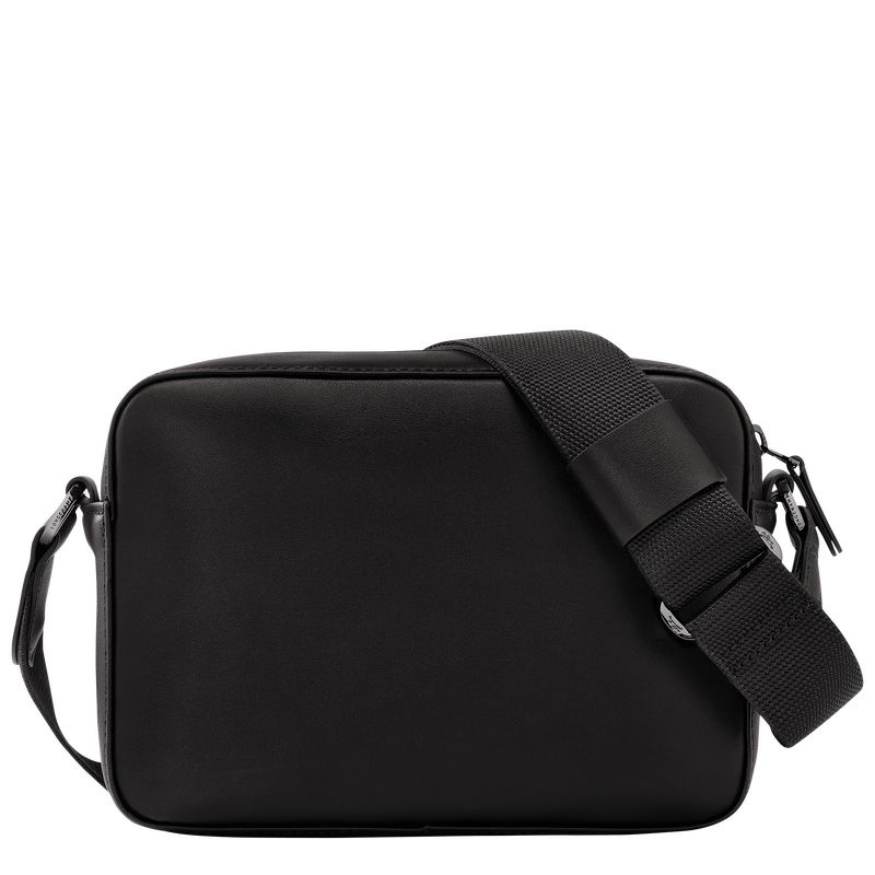 Bolsas Crossbody Longchamp sur Seine Masculino Pretas | 8132-QBPHU