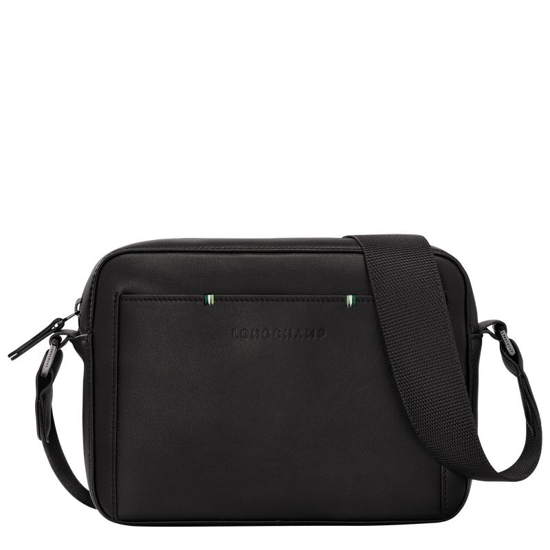 Bolsas Crossbody Longchamp sur Seine Masculino Pretas | 8132-QBPHU