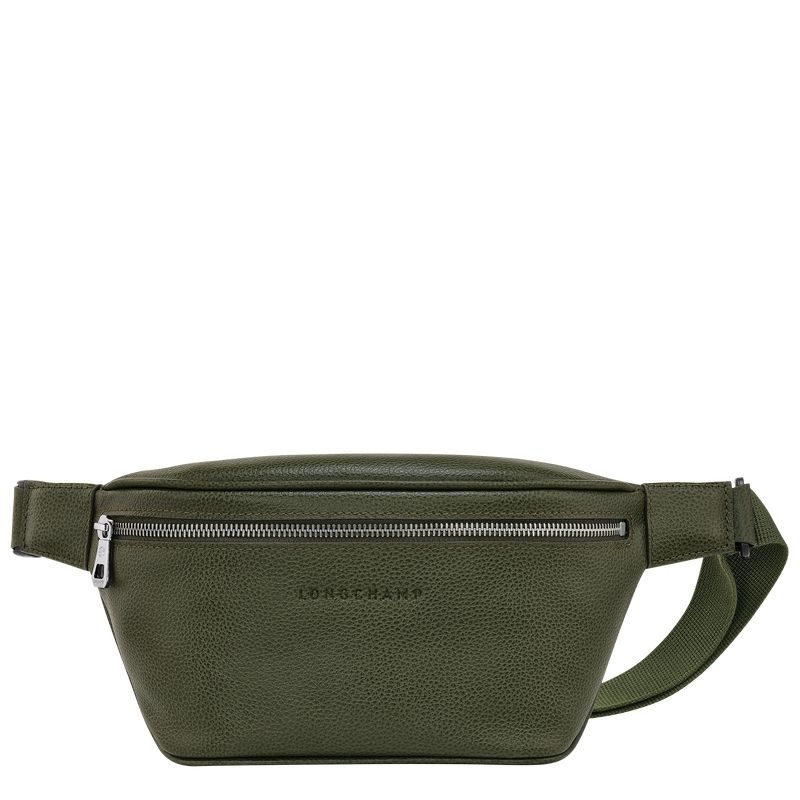 Bolsas De Cintura Longchamp Le Foulonné M Masculino Caqui | 0489-QDZEU