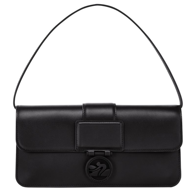 Bolsas De Ombro Longchamp Box-Trot M Feminino Pretas | 7051-OXYEV