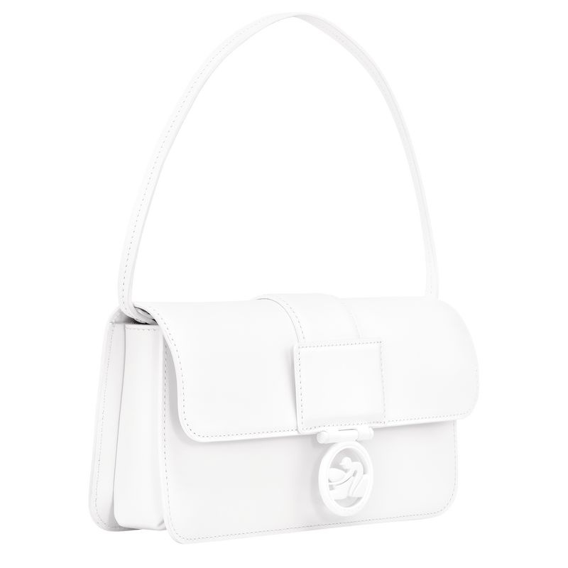 Bolsas De Ombro Longchamp Box-Trot M Feminino Branco | 2781-HDCNL