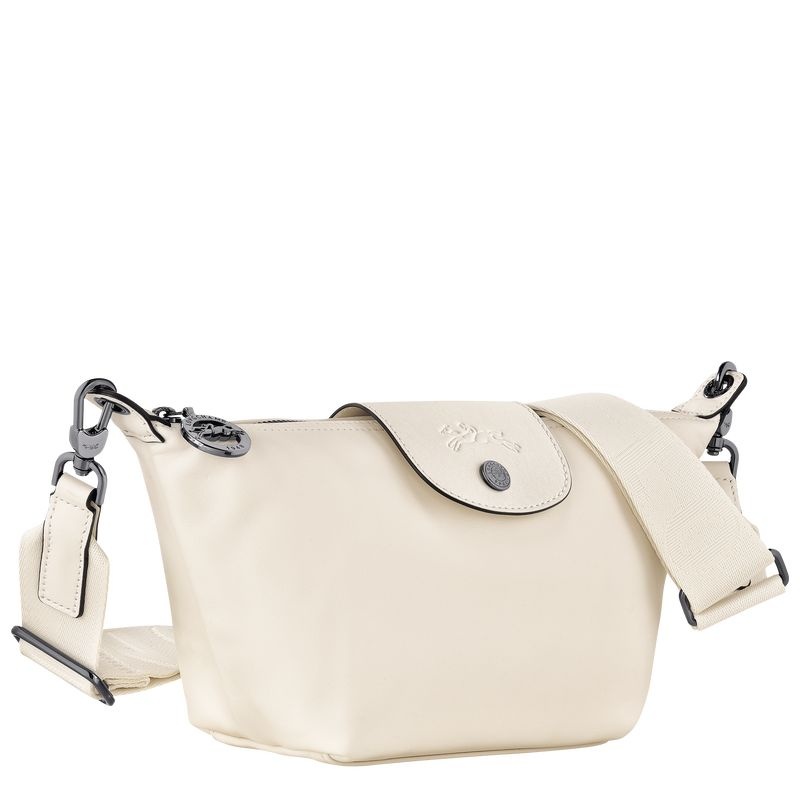 Bolsas De Ombro Longchamp Le Pliage Xtra XS Feminino Branco | 5142-ZURJF