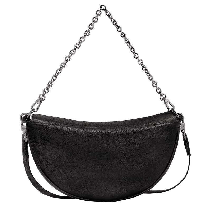 Bolsas De Ombro Longchamp Smile S Feminino Pretas | 7809-YEGXS