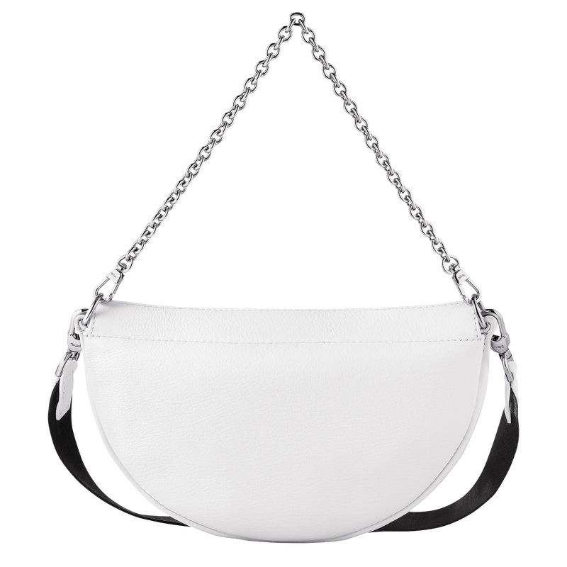 Bolsas De Ombro Longchamp Smile S Feminino Branco | 2094-NABIS