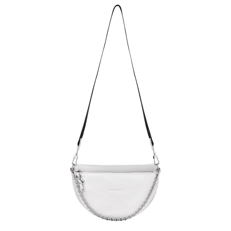 Bolsas De Ombro Longchamp Smile S Feminino Branco | 2094-NABIS