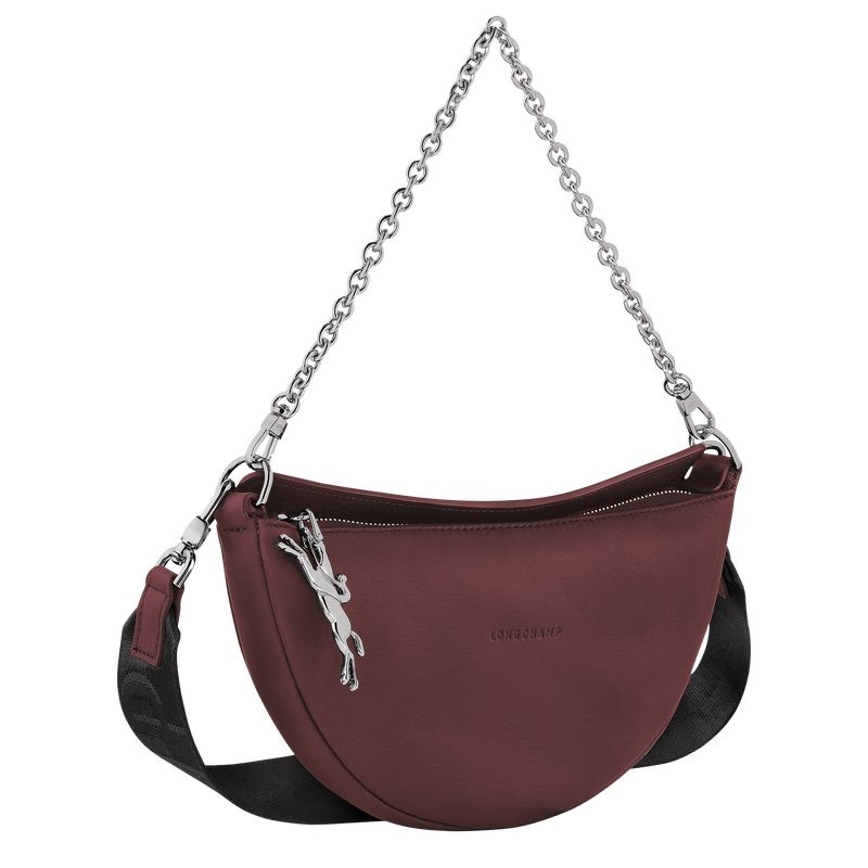 Bolsas De Ombro Longchamp Smile S Feminino Roxo | 5729-MCAYG