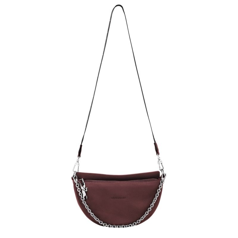 Bolsas De Ombro Longchamp Smile S Feminino Roxo | 5729-MCAYG