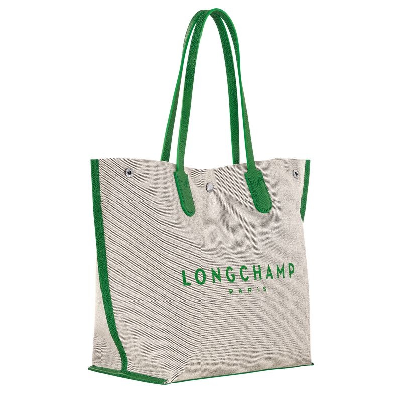 Bolsas Tote Longchamp Essential L Feminino Verdes | 1674-ROIYS