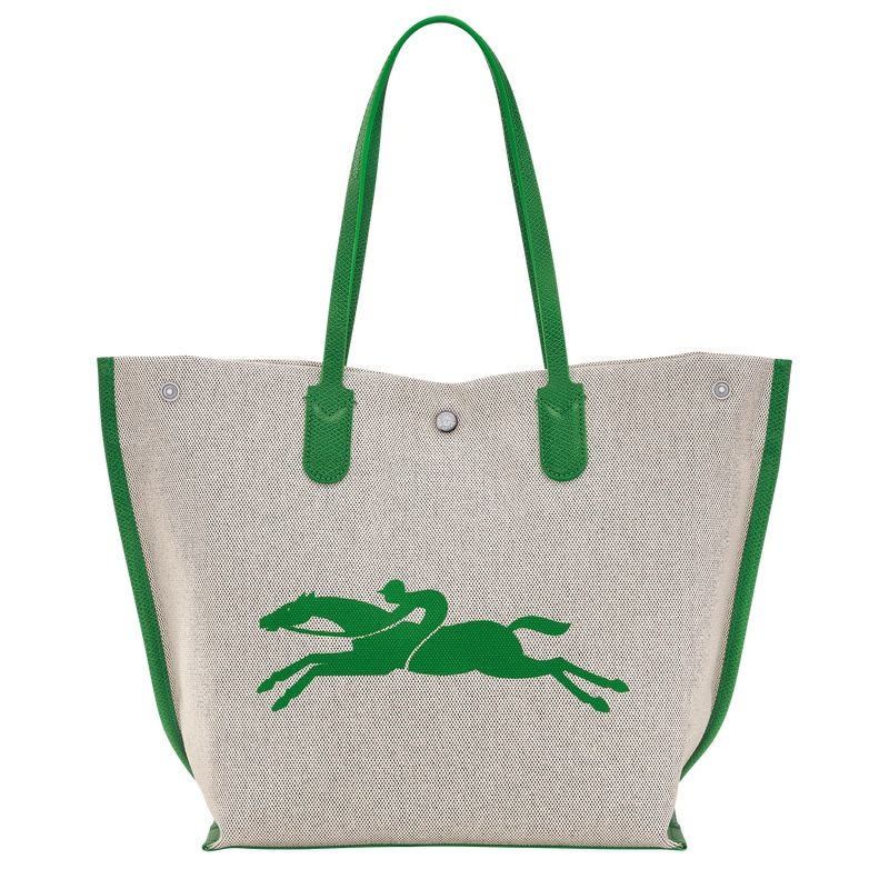 Bolsas Tote Longchamp Essential L Feminino Verdes | 1674-ROIYS