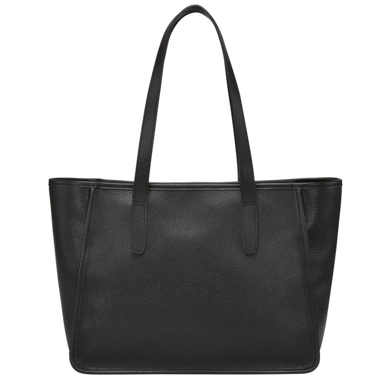 Bolsas Tote Longchamp Le Foulonné L Feminino Pretas | 6815-DZOHI