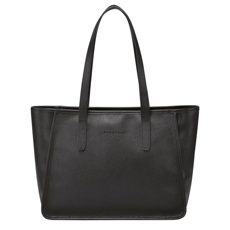 Bolsas Tote Longchamp Le Foulonné L Feminino Pretas | 6815-DZOHI