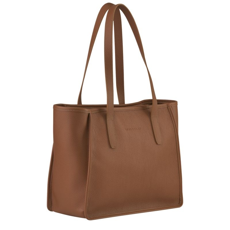 Bolsas Tote Longchamp Le Foulonné L Feminino Marrom | 6320-GUHRS