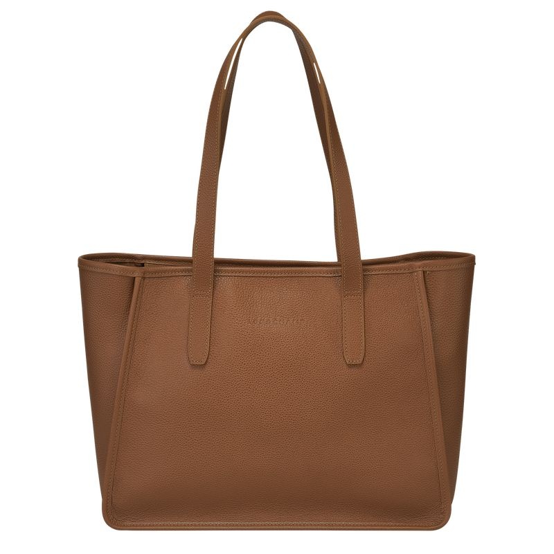 Bolsas Tote Longchamp Le Foulonné L Feminino Marrom | 6320-GUHRS