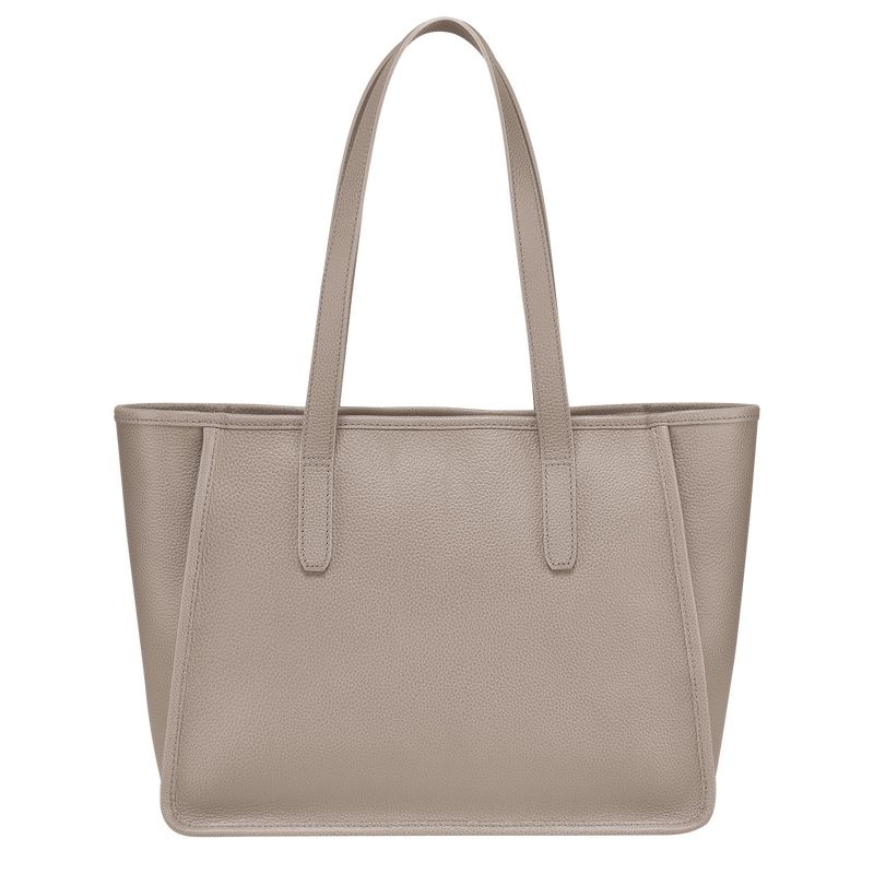 Bolsas Tote Longchamp Le Foulonné L Feminino Cinzentas | 0586-NKEXJ