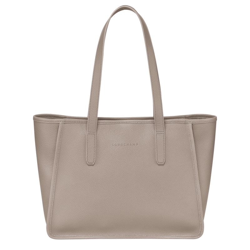 Bolsas Tote Longchamp Le Foulonné L Feminino Cinzentas | 0586-NKEXJ