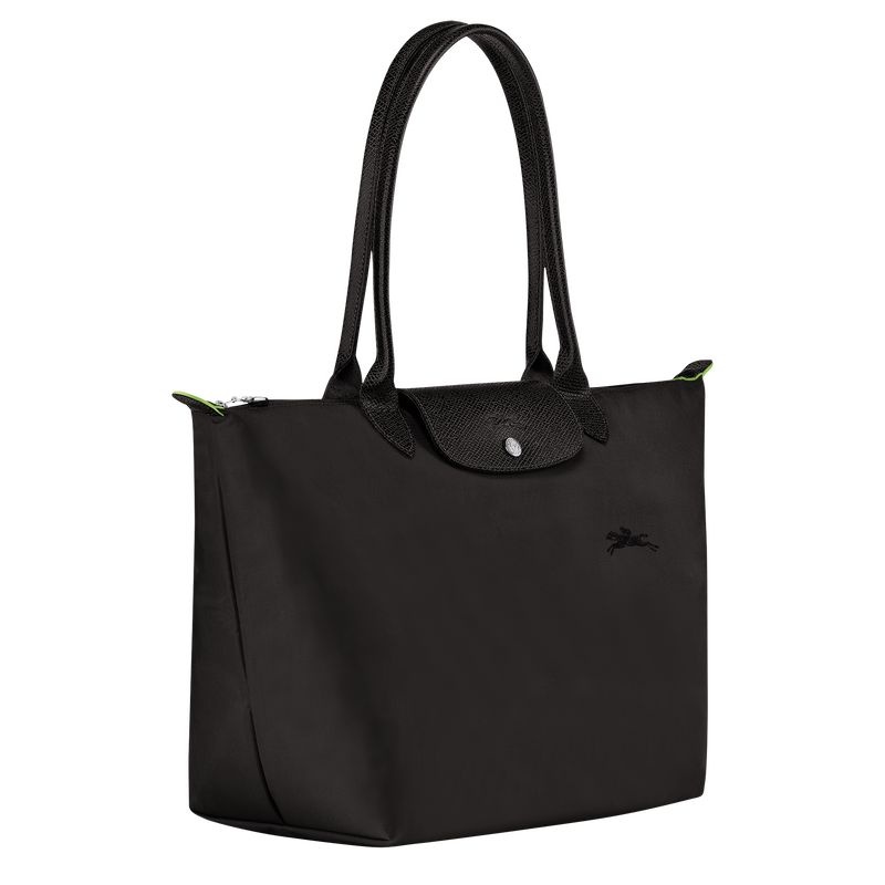 Bolsas Tote Longchamp Le Pliage Green L Feminino Pretas | 8912-BXDIL