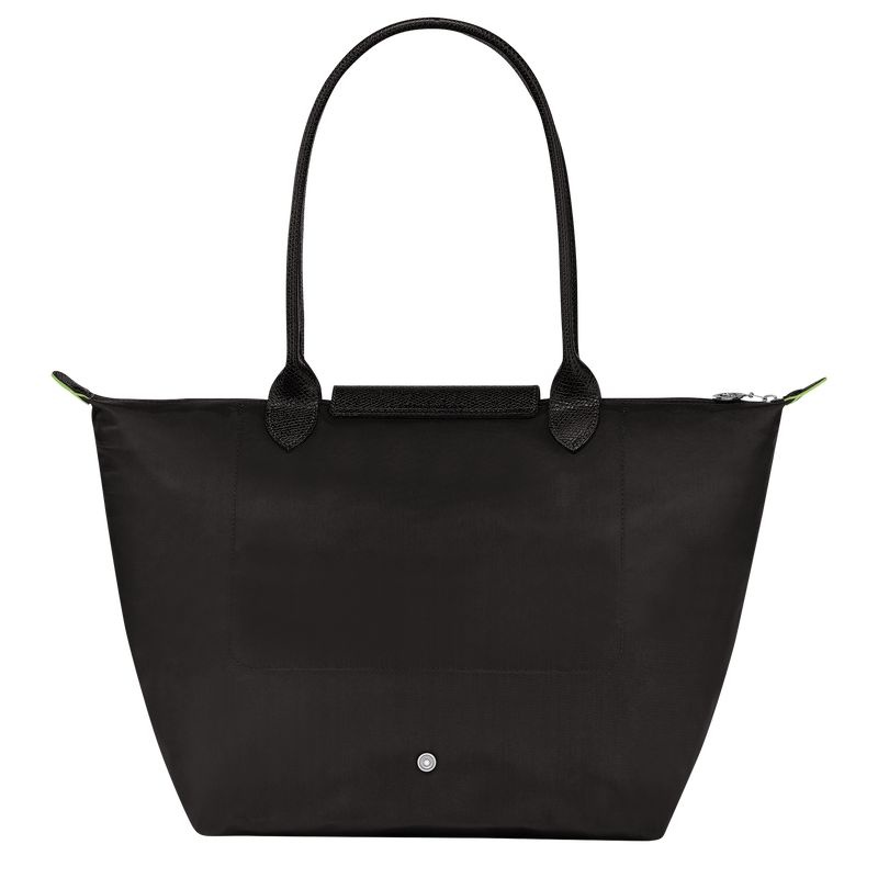 Bolsas Tote Longchamp Le Pliage Green L Feminino Pretas | 8912-BXDIL