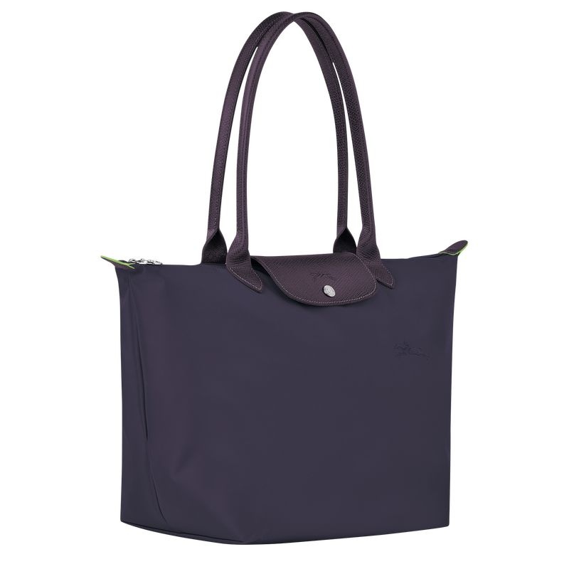 Bolsas Tote Longchamp Le Pliage Green L Feminino Azul Marinho | 0573-DAUOK