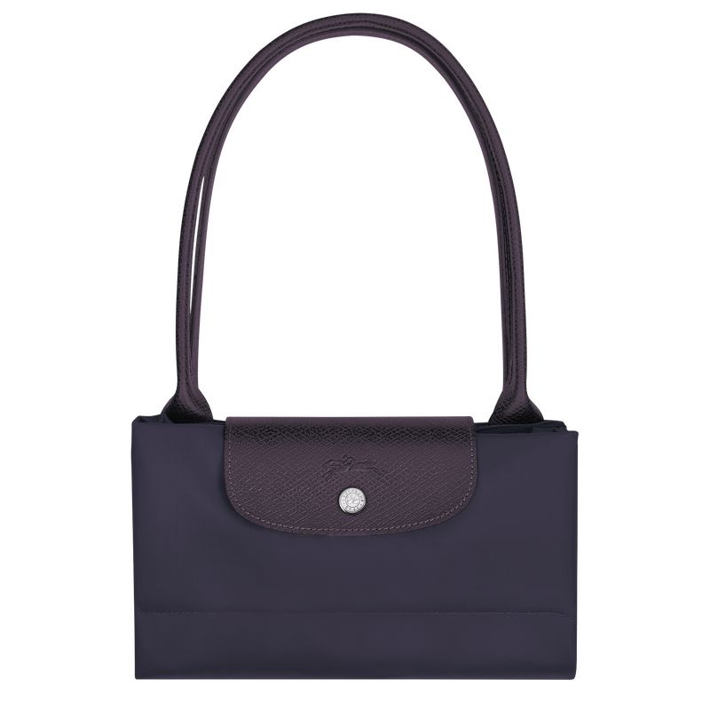 Bolsas Tote Longchamp Le Pliage Green L Feminino Azul Marinho | 0573-DAUOK