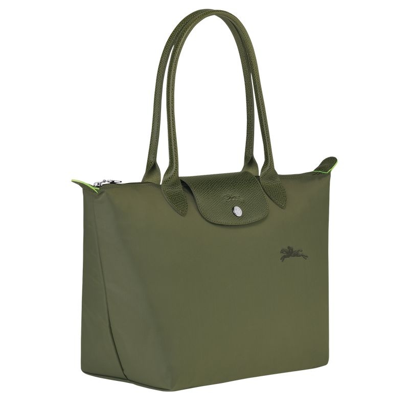 Bolsas Tote Longchamp Le Pliage Green M Feminino Verdes | 7316-VZGXH