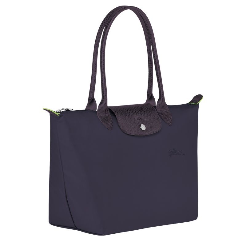 Bolsas Tote Longchamp Le Pliage Green M Feminino Azul Marinho | 9528-MJKFX