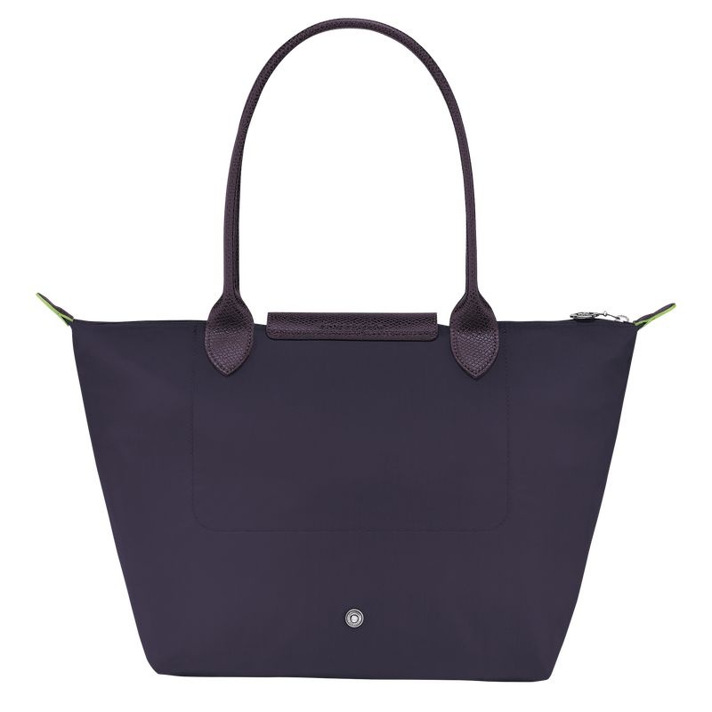 Bolsas Tote Longchamp Le Pliage Green M Feminino Azul Marinho | 9528-MJKFX