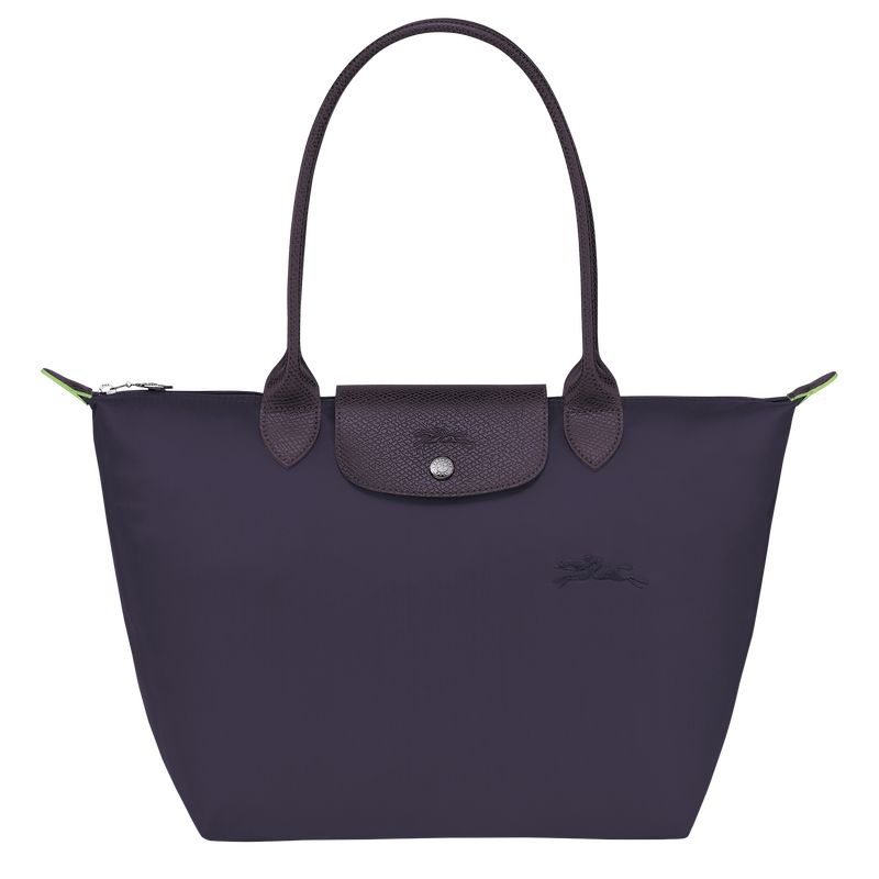 Bolsas Tote Longchamp Le Pliage Green M Feminino Azul Marinho | 9528-MJKFX