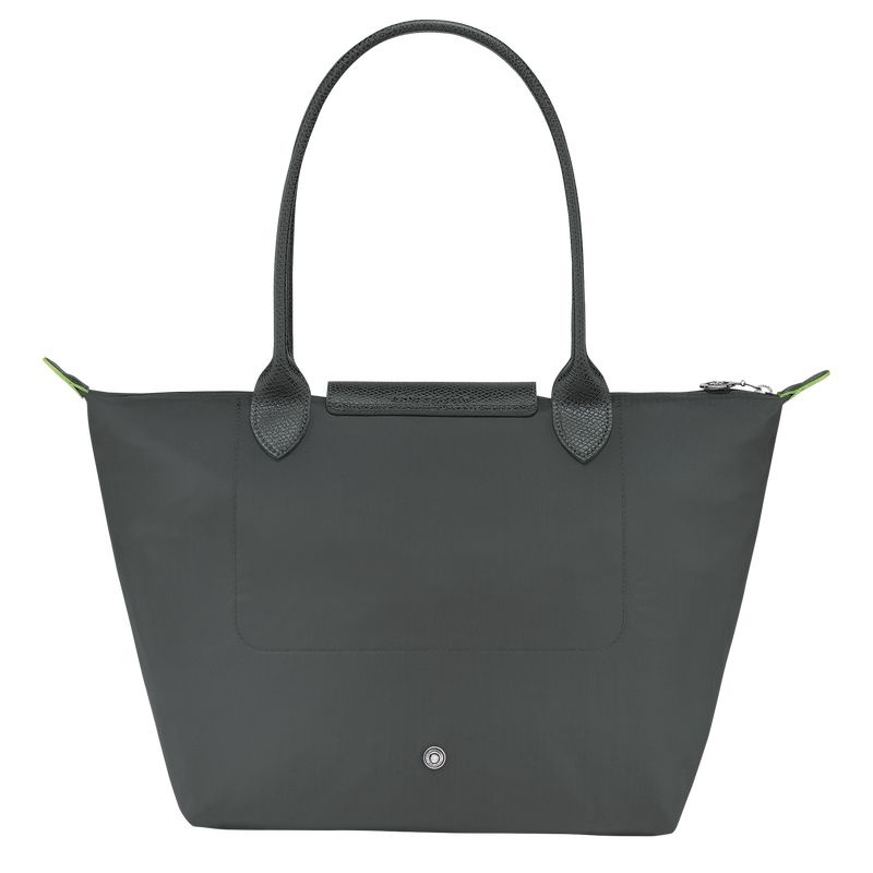 Bolsas Tote Longchamp Le Pliage Green M Feminino Cinzentas Escuro | 4602-WPHXC