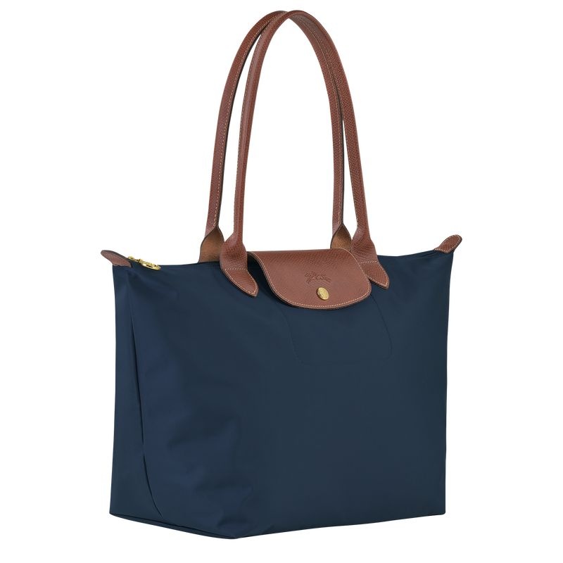 Bolsas Tote Longchamp Le Pliage Original L Feminino Azul Marinho | 3726-YKGVT