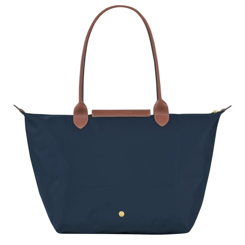 Bolsas Tote Longchamp Le Pliage Original L Feminino Azul Marinho | 3726-YKGVT