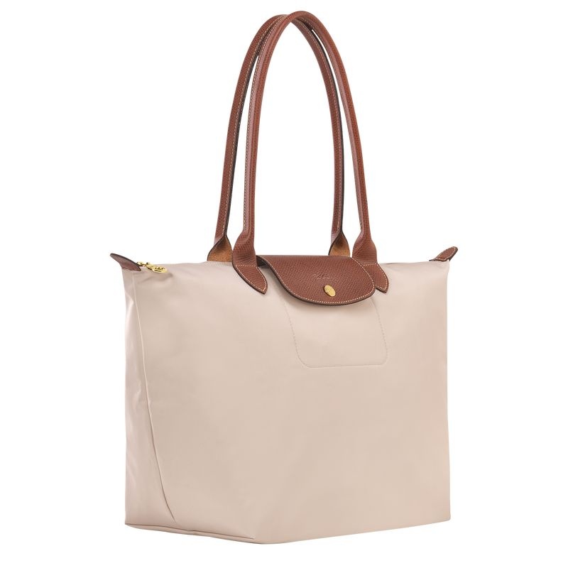 Bolsas Tote Longchamp Le Pliage Original L Feminino Branco | 8315-RINWD