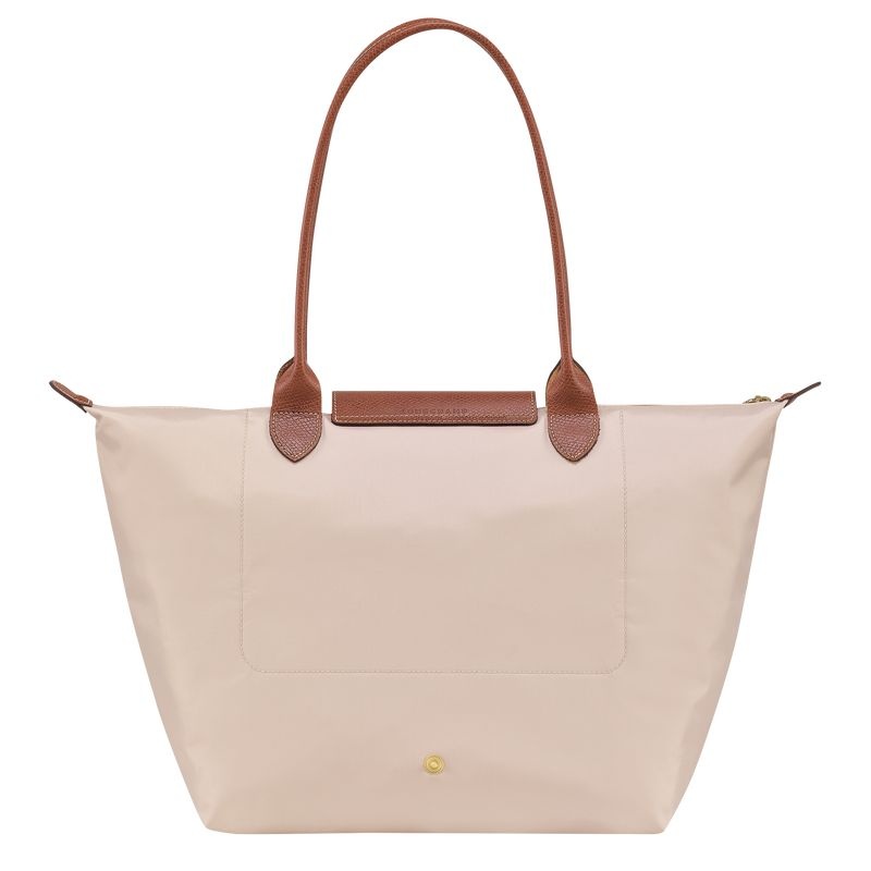 Bolsas Tote Longchamp Le Pliage Original L Feminino Branco | 8315-RINWD