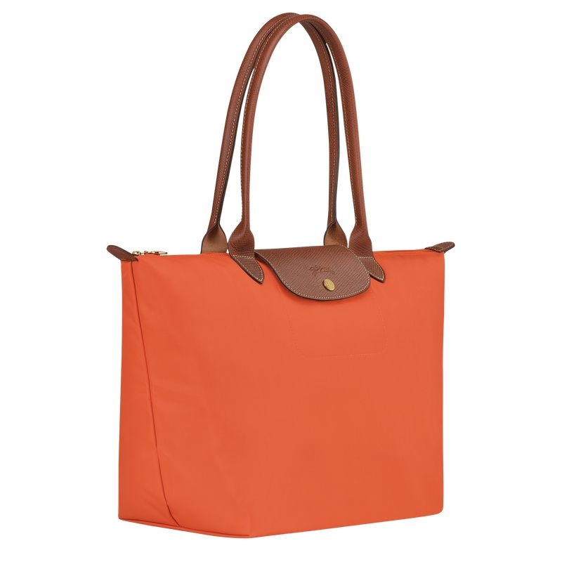 Bolsas Tote Longchamp Le Pliage Original L Feminino Laranja | 5012-DSGCT