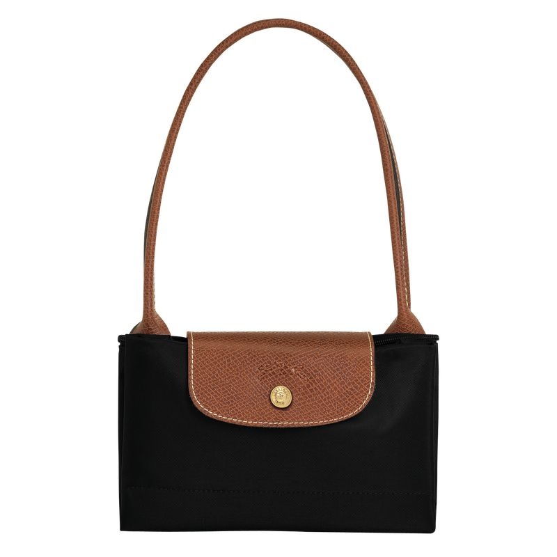 Bolsas Tote Longchamp Le Pliage Original M Feminino Pretas | 9368-OHEFN