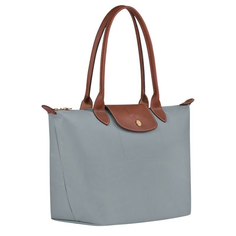 Bolsas Tote Longchamp Le Pliage Original M Feminino Cinzentas | 6587-HNTAP