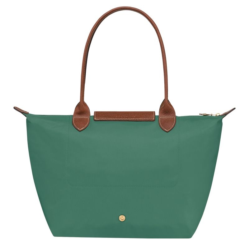 Bolsas Tote Longchamp Le Pliage Original M Feminino Verde Oliva | 2169-KYNXH