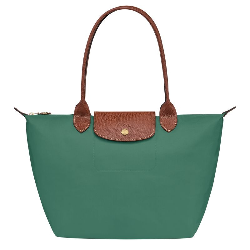 Bolsas Tote Longchamp Le Pliage Original M Feminino Verde Oliva | 2169-KYNXH