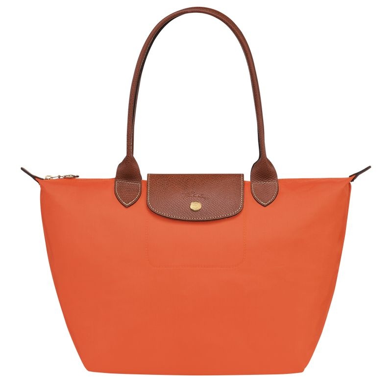 Bolsas Tote Longchamp Le Pliage Original M Feminino Laranja | 3615-KYGEJ