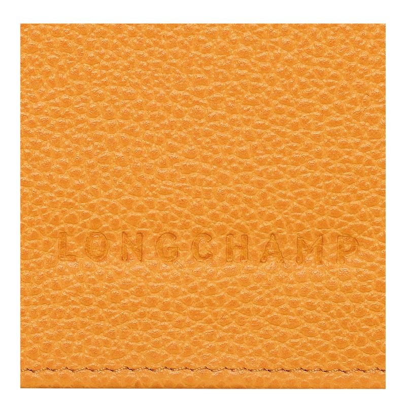 Carteira Longchamp Le Foulonné Continental Feminino Abricó | 7643-QFXJM