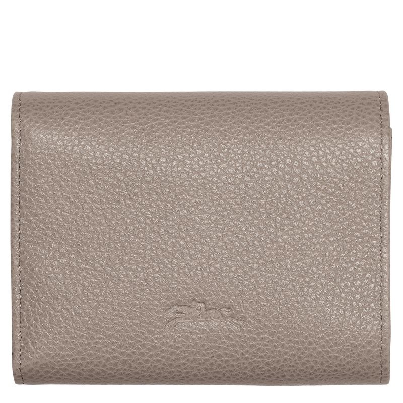 Carteira Longchamp Le Foulonné Feminino Cinzentas | 8946-ADRQL