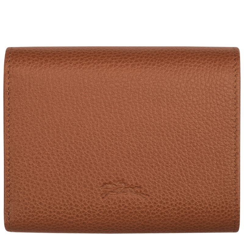 Carteira Longchamp Le Foulonné Feminino Marrom | 8296-VZRMF