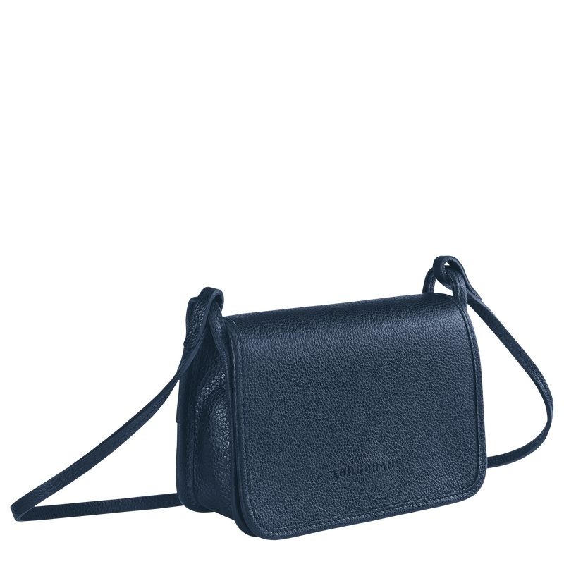 Clutch Longchamp Le Foulonné XS Feminino Azul Marinho | 5120-GQKYL