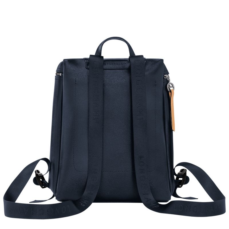 Mochilas Longchamp Le Pliage City M Masculino Azul Marinho | 0468-GDFPM