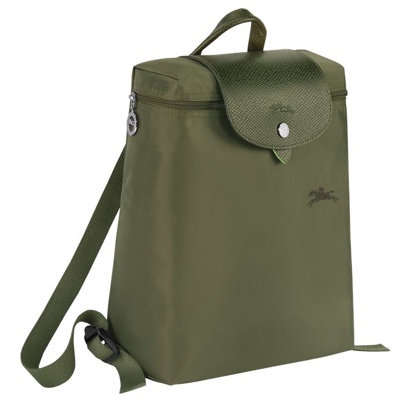 Mochilas Longchamp Le Pliage Green M Feminino Verdes | 3871-IOFSV