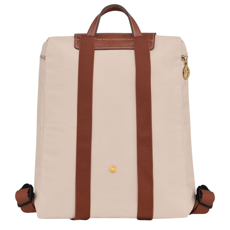 Mochilas Longchamp Le Pliage Original M Feminino Branco | 2765-QFEMB