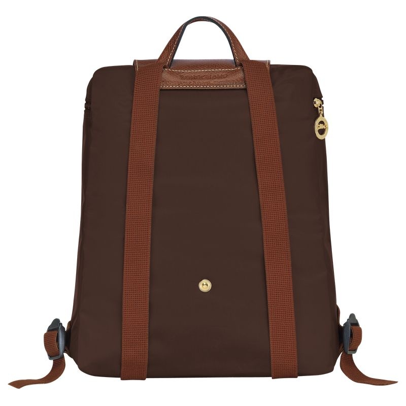 Mochilas Longchamp Le Pliage Original M Feminino Chocolate | 2108-MQLSW