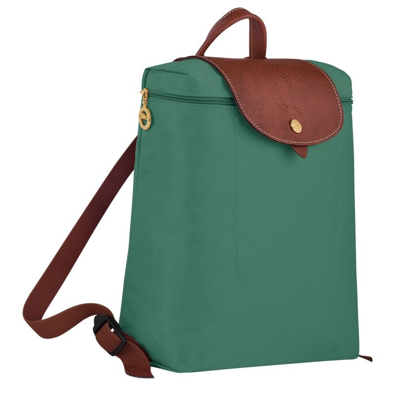 Mochilas Longchamp Le Pliage Original M Feminino Verde Oliva | 4762-WGYFL