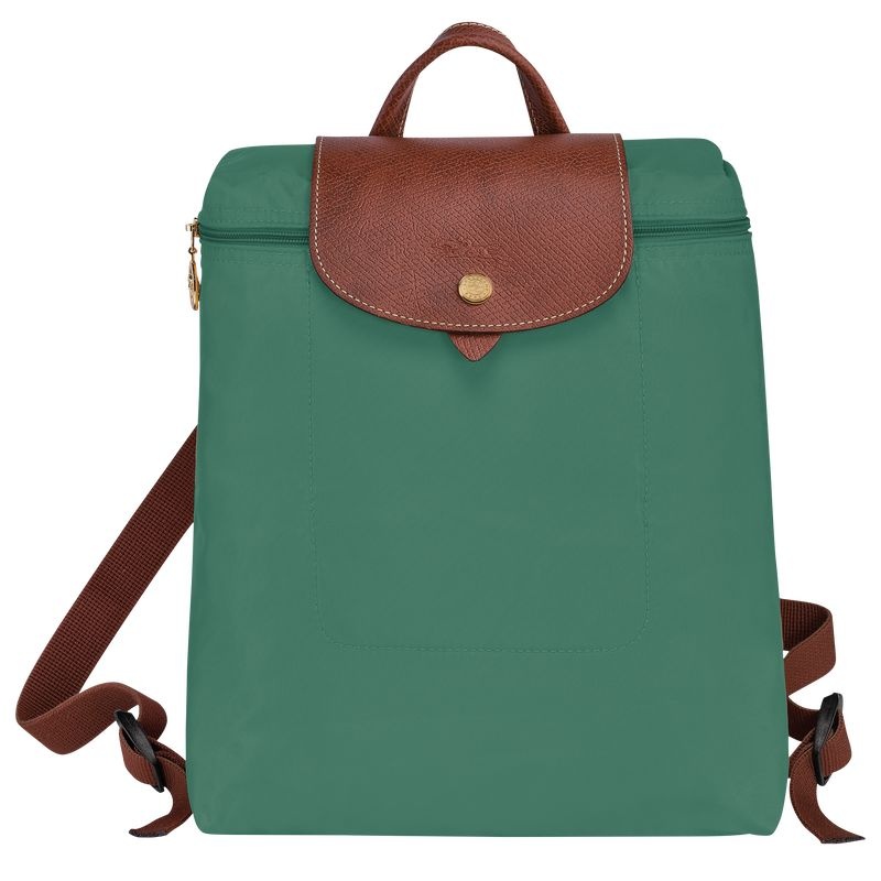 Mochilas Longchamp Le Pliage Original M Feminino Verde Oliva | 4762-WGYFL