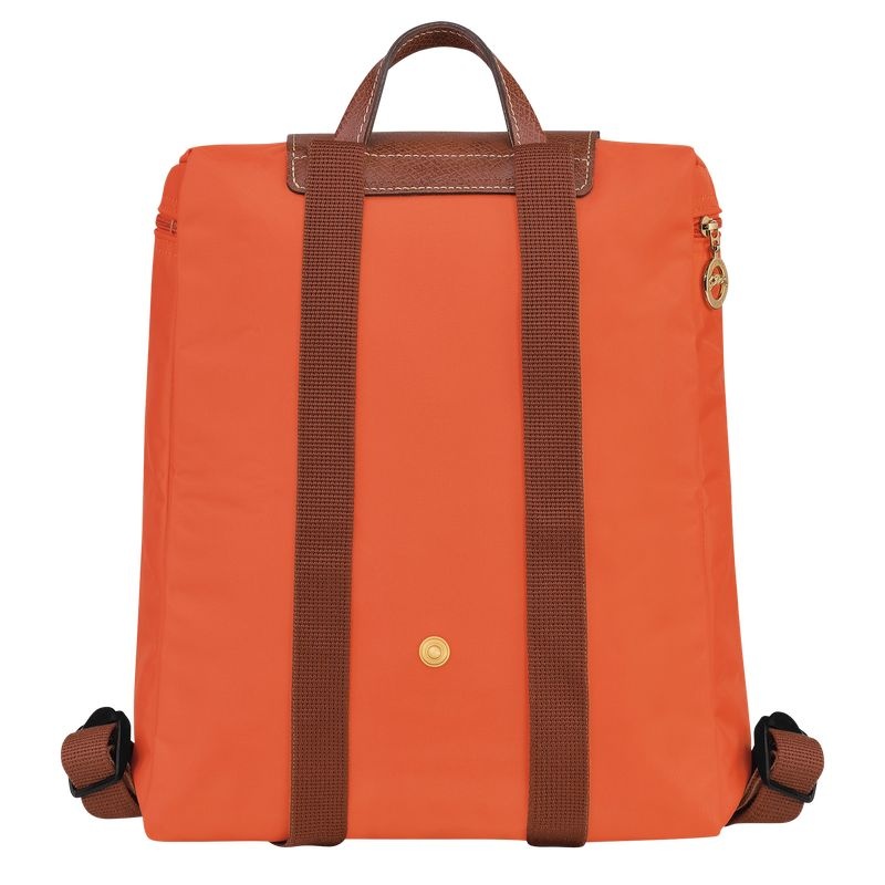 Mochilas Longchamp Le Pliage Original M Feminino Laranja | 1860-ZNBWJ