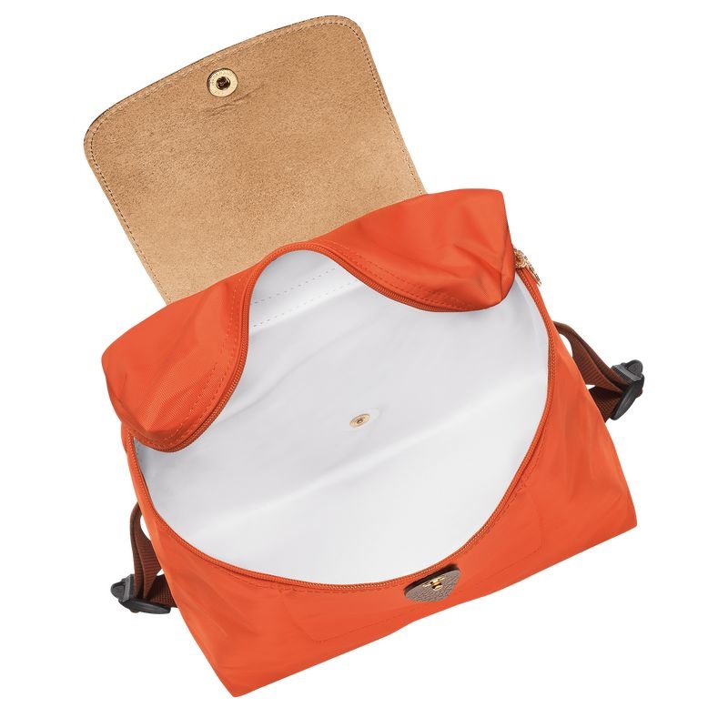 Mochilas Longchamp Le Pliage Original M Feminino Laranja | 1860-ZNBWJ